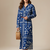 Blue color stylish partywear kurta for fashinova girls ceremonial wear