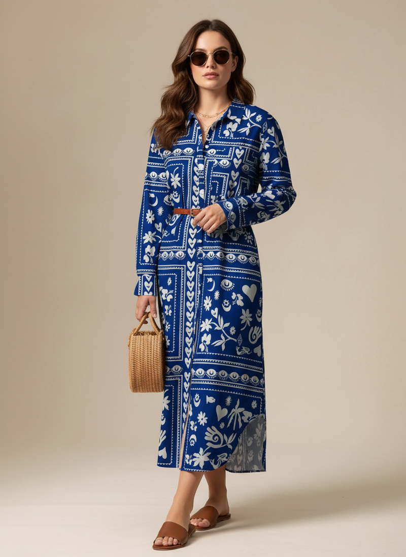 Blue color stylish partywear kurta for fashinova girls ceremonial wear