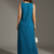 Teal color stylish partywear kurta for fashinova girls ceremonial wear
