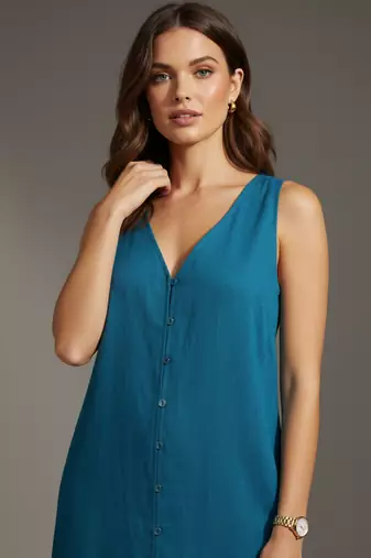 Teal color stylish partywear kurta for fashinova girls ceremonial wear