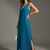 Teal color stylish partywear kurta for fashinova girls ceremonial wear