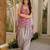 Purple color cambric cotton fabric elegant readymade suit for trendy girls