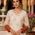 Rust color silver crunchy fabric designer embroidered gown for ethnic party looks