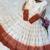 Rust color silver crunchy fabric designer embroidered gown for ethnic party looks