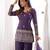Lavender color crunchy silk fabric designer ceremonial salwar suit for girlie party looks