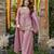Pink color fendy satin fabric designer ceremonial salwar suit for girlie party looks