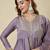 Grey color vichitra silk fabric designer ceremonial salwar suit for girlie party looks