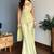 Yellow color faux georgette fabric designer ceremonial salwar suit for girlie party looks