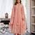 Pink color chanderi fabric designer ceremonial salwar suit for girlie party looks