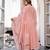 Pink color chanderi fabric designer ceremonial salwar suit for girlie party looks