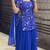 Blue color faux georgette fabric designer ceremonial salwar suit for girlie party looks