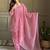 Pink color crunchy silk fabric designer ceremonial salwar suit for girlie party looks