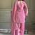 Pink color crunchy silk fabric designer ceremonial salwar suit for girlie party looks