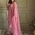 Pink color crunchy silk fabric designer ceremonial salwar suit for girlie party looks