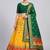 Yellow Readymade Silk Blend Banarasi Lehenga Choli Set with Dupatta