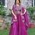 Purple Pure Fendy Silk Embroidered Wedding Lehenga Choli with Dupatta