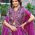 Purple Pure Fendy Silk Embroidered Wedding Lehenga Choli with Dupatta