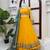 Yellow Soft Net Gown Lehenga Set with Thread & Sequin Work Dupatta