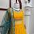 Yellow Soft Net Gown Lehenga Set with Thread & Sequin Work Dupatta