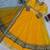 Yellow Soft Net Gown Lehenga Set with Thread & Sequin Work Dupatta