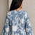 Rayon Floral Booti Short Kurti with Tie-Up Neck Detail