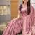 Pink color cotton silk fabric rich wevon meenakari designer ceremonial saree