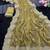 Gold color smart frendy satin fabric bollywood style ceremonial saree