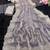 Lavender color smart frendy satin fabric bollywood style ceremonial saree