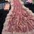 Pink color smart frendy satin fabric bollywood style ceremonial saree