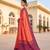 Gajri color patola silk saree with special woven meenakari jacquard designer saree