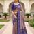 Grey color patola silk saree with special woven meenakari jacquard designer saree