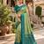 Pista color patola silk saree with special woven meenakari jacquard designer saree