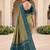 Green color patola silk saree with special woven meenakari jacquard designer saree