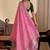 Pink color smart art silk saree with embroidered work and table printed bandhej traditonal saree