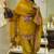 Yellow georgette embroidered kurta farshi set with dupatta