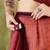 Maroon color chiffon fabric designer printed ready to wear ethnic party saree