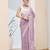 Lavender color chiffon fabric designer printed ready to wear ethnic party saree