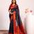 Blue color tissue silk ethnic partywear paithani pallu designer saree