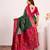 Green color tissue silk ethnic partywear paithani pallu designer saree