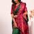 Green color tissue silk ethnic partywear paithani pallu designer saree
