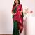 Green color tissue silk ethnic partywear paithani pallu designer saree