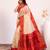 White color tissue silk ethnic partywear paithani pallu designer saree