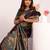 Wine color tissue silk ethnic partywear paithani pallu designer saree