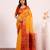 Yellow color tissue silk ethnic partywear paithani pallu designer saree