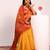 Yellow color tissue silk ethnic partywear paithani pallu designer saree