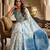 Blue color smart and ethnic linen silk floral printed saree