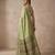 Pista color cotton silk woven designer ethnic partywear saree