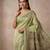 Pista color cotton silk woven designer ethnic partywear saree