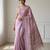 Pink color cotton silk woven designer ethnic partywear saree