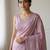 Pink color cotton silk woven designer ethnic partywear saree